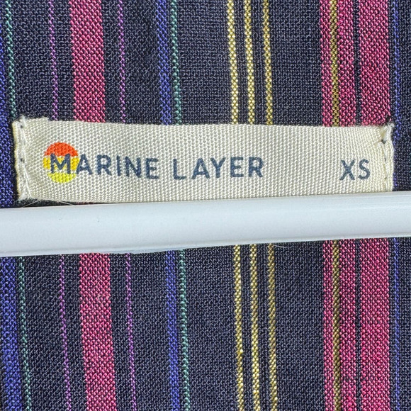 Marine Layer Jamie Banded Collar Top - Picture 4 of 5